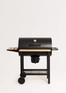 Benutzerfreundlicher Holzkohle-Smoker von CREATE mit Rädern und Thermometer – Image 2