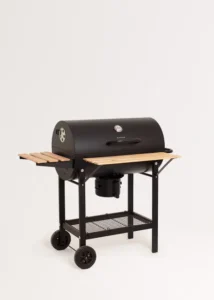 Benutzerfreundlicher Holzkohle-Smoker von CREATE mit Rädern und Thermometer – Image 3