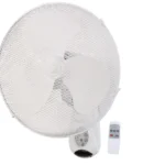 Weißer Wandventilator EQUATION Derby 45W mit Fernbedienung und Timer
