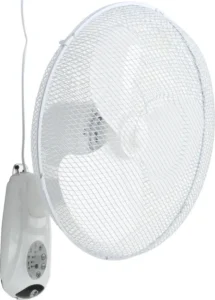 Weißer Wandventilator EQUATION Derby 45W mit Fernbedienung und Timer – Image 3