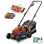 FUXTEC FX-E1RM20 Akku-Rasenmäher 40 V (2 x 20 V) mit Akkus und Ladegerät