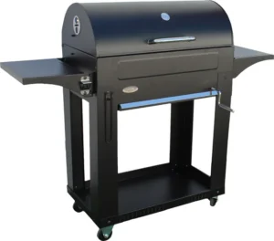 IMOR Milano Holzkohlegrill (141 cm) für mehr als 10 Personen, mit Thermometer und Seitenablagen