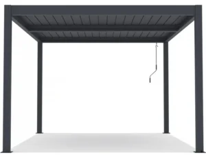 Bioklimatische Aluminium-Pergola 3 × 4 m Anthrazit Wohnen und Garten – Image 3