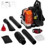 SucceBuy Benzin-Rückenlaubbläser 52 cm³ 480 CFM 281 km/h 1,37 l